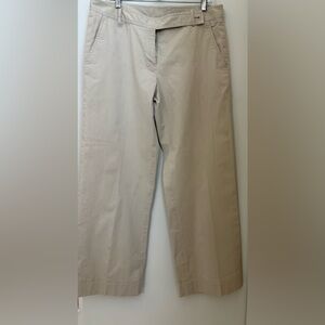 DKNY Women's Wide Leg Beige Trousers Wide Leg. Size: 12